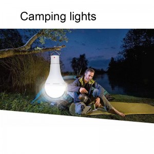 Luces solares para acampar
